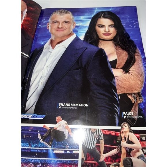 2018 WWE wrestling OFFICIAL PROGRAM Wrestlemania 34 New Orleans smackdown - Picture 7 of 11
